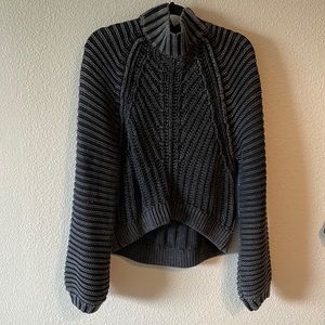 Washed black Free People sweater